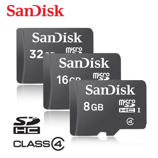 SANDISK 8G 16G 32G Class 4 C4 micro SD 記憶卡 原廠公司貨