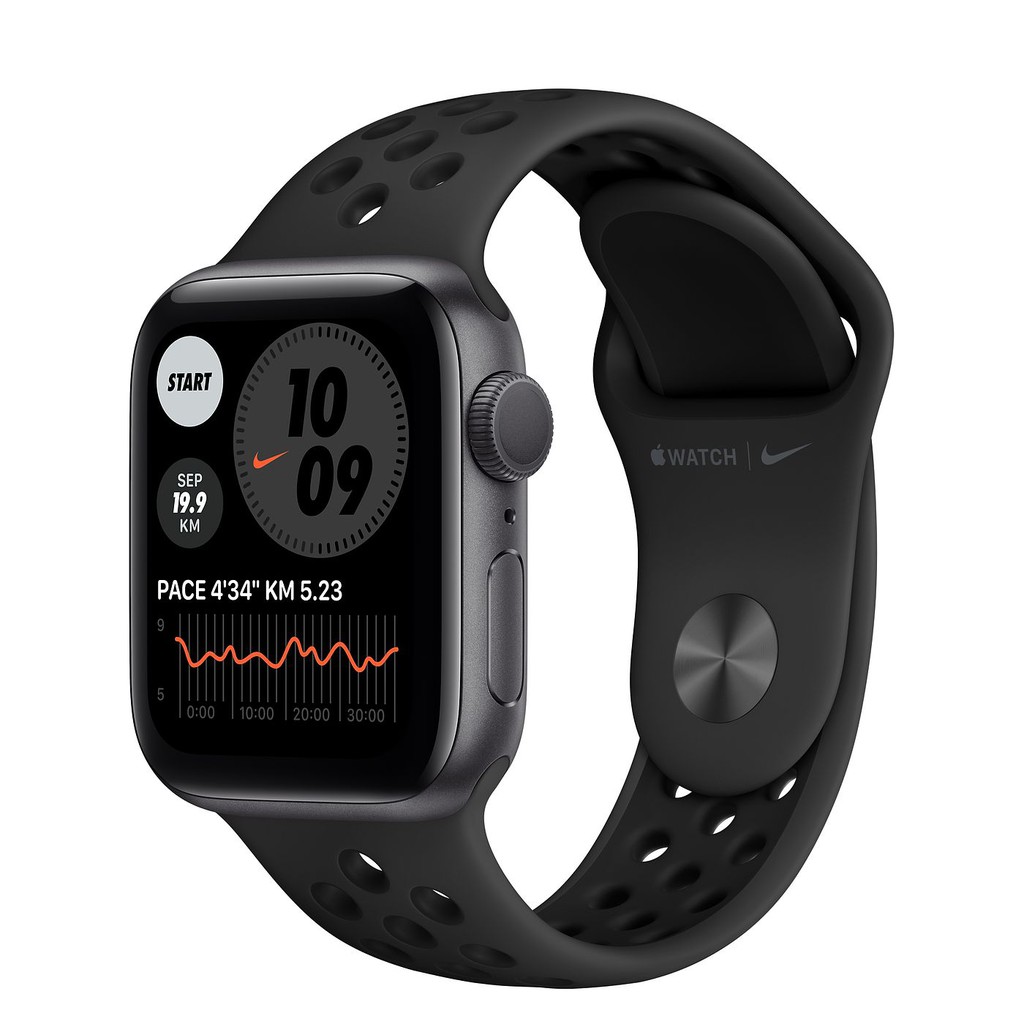 Apple Watch Series 5 40mm GPS版 灰色鋁合金屬錶殼；Nike 運動型錶帶 【蘋果授權經銷商】