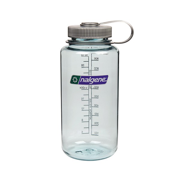 【Nalgene】美國 寬口水壺《水藍色》1000ml 1公升 運動水壺 水瓶 隨身水壺 2020-1632