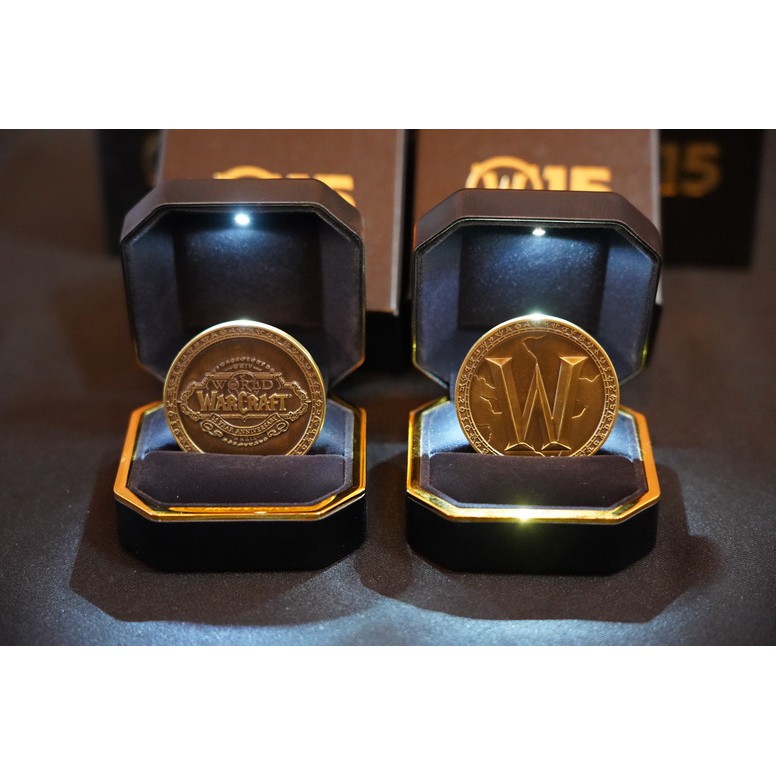 Warcraft 15th anniversary commemorative coin