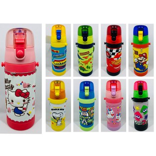 (小品日貨) 現貨在臺 日本 Skater 480ml SDPV5 3D 直飲式兒童 水壺 保冷保溫 恐龍 KITTY