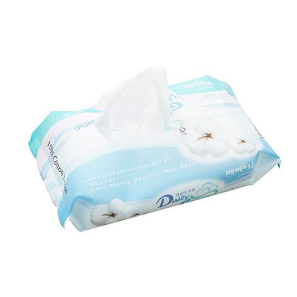韓國 Bigbebe 100%純棉洗臉巾(80入)【小三美日】離島不寄送DS002355