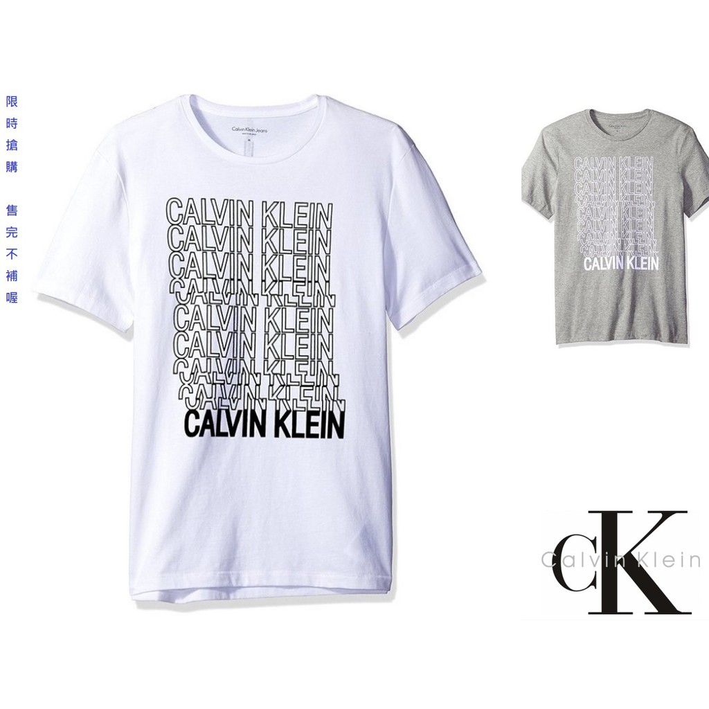 Calvin Klein 圓領衫短T夏日穿搭 男生上衣 短袖T恤 美國柔棉 凱文克萊 LOGO T CK 41AK929