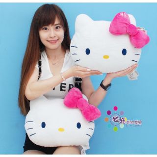 kitty抱枕 正版授權 Kitty抱枕 雙面圖案 kitty靠枕 午睡枕 凱蒂貓抱枕 Sanrio 靠墊