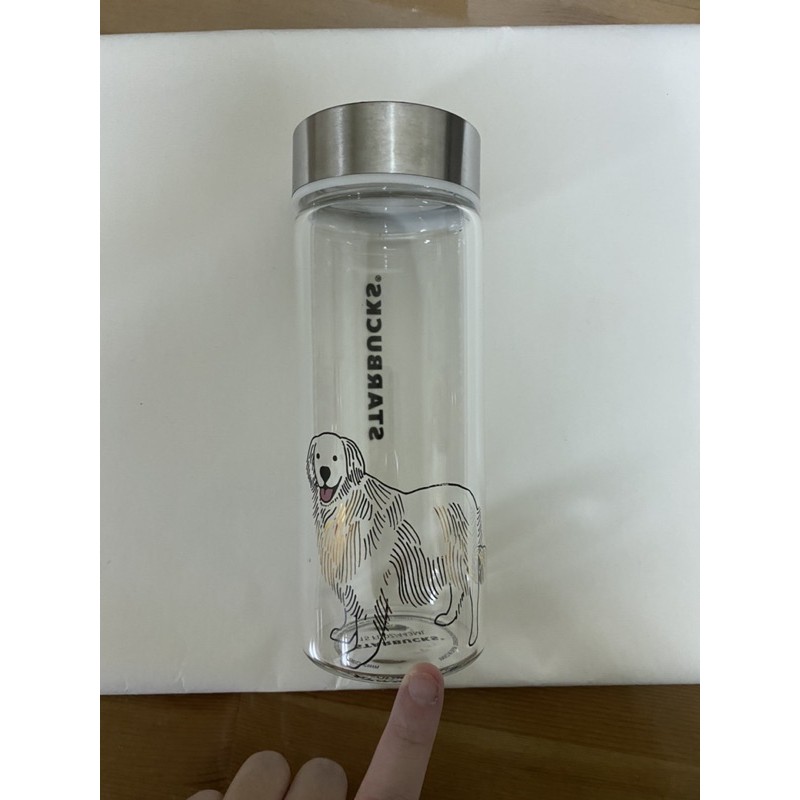 Starbucks 星巴克狗年限定款玻璃杯玻璃瓶450ml