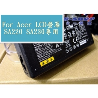 ACER 電腦螢幕 變壓器 電源線 SA220Q SA230 SB241Y SA241Y 19V 1.58A 2.37A