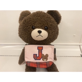 ｛二手近全新｝正版BANDAI The Bear’s School 小熊學校 化妝包 萬用包 收納袋 筆袋