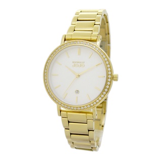 【高雄時光鐘錶】NATURALLY JOJO JO96981-80K 極簡美學不鏽鋼腕錶 白面金殼不鏽鋼腕錶