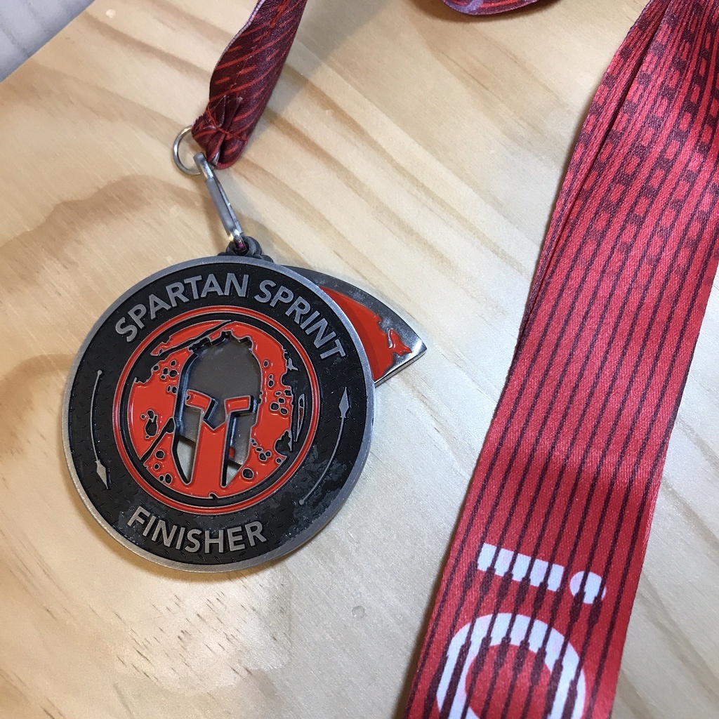 2016 SPARTAN SPRINT 斯巴達 完成者獎牌 鐵牌 finisher 障礙賽 運動 比賽