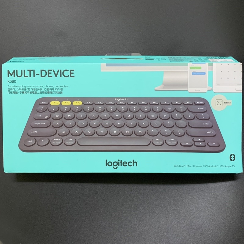 ［二手］Logitech 羅技 K380鍵盤 附保護膜 保存良好