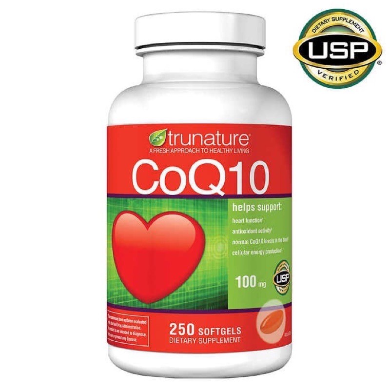 《現貨》🇺🇸美國COSTCO原裝 TruNature CoQ10  氧化型輔酶Q10 輔酵素 250顆