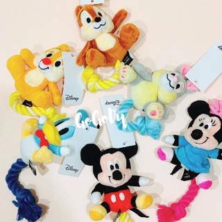GoGoDy 現貨 韓國🇰🇷Dan Disney繩結BB發聲 Mickey 迪士尼 發聲寵物玩具