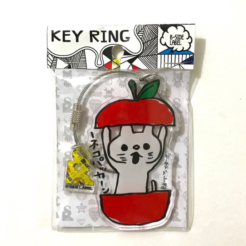 日本B-SIDE LABEL登愣～貓咪登場鑰匙圈
