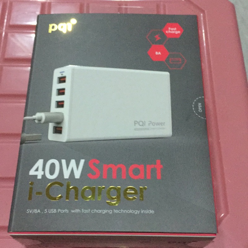 PQIPower Smart I charger 40w 充電座 I phone 快充 5孔 每孔 2.4安培 變壓器
