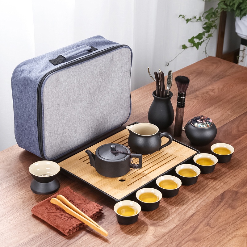【易利談】茶具 茶具組 旅行茶具 泡茶組 泡茶壺 泡茶器 攜帶式茶具