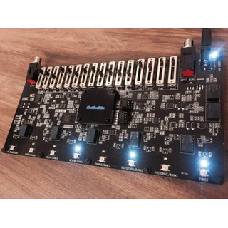 綜合效果器 THG3內建破音過載delay reverb chorus boost 調音器 吉他收藏溫濕度偵測 手工