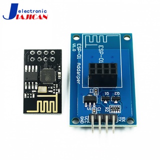 ESP8266 ESP-01 wifi無線收發適配器模組 串列埠遠距離透傳模組藍板