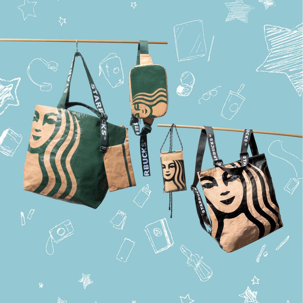 【新加坡代購】《星巴克 Starbucks》包包系列 多功能包 / 帆布提袋 / 肩背袋 / 提背袋 ★限量現貨★