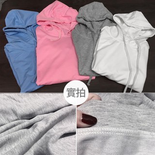 💖現貨臺灣出💖Small Puzi 韓版原宿BF風 連帽長袖衛衣 帽t上衣 正韓t恤 帽T 七分袖