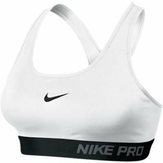 NIKE PRO CLASSIC PADDED BRA女生運動內衣589423-100白色白勾勾*尺寸詢問* 