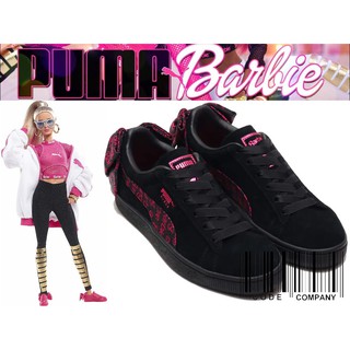 =CodE= PUMA SUEDE CLASSIC X BARBIE 麂皮休閒鞋(黑)366337-01 芭比娃娃 預購