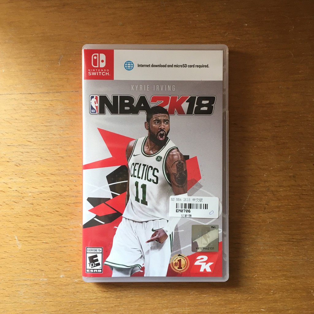 任天堂 Switch游戲 NS 籃球 NBA 2K18 NBA2K18 中文版