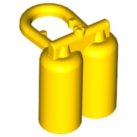 LEGO 樂高 黃色 氧氣筒 氧氣瓶 潛水 Minifigure Airtanks 3838