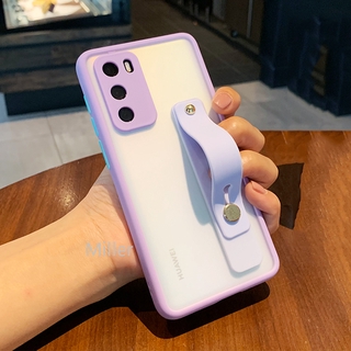 Redmi 10 Note 10 9 Pro 腕帶透明手機殼 Xaomi Mi 11T Pro 啞光矽膠防震支架支架鏡頭