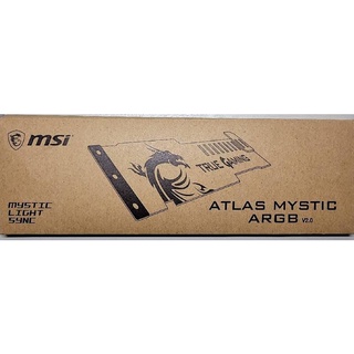 貓太太【3C電腦賣場】微星 MSI ATLAS MYSTIC ARGB 顯卡支撐架 雷雕設計的透明壓克力