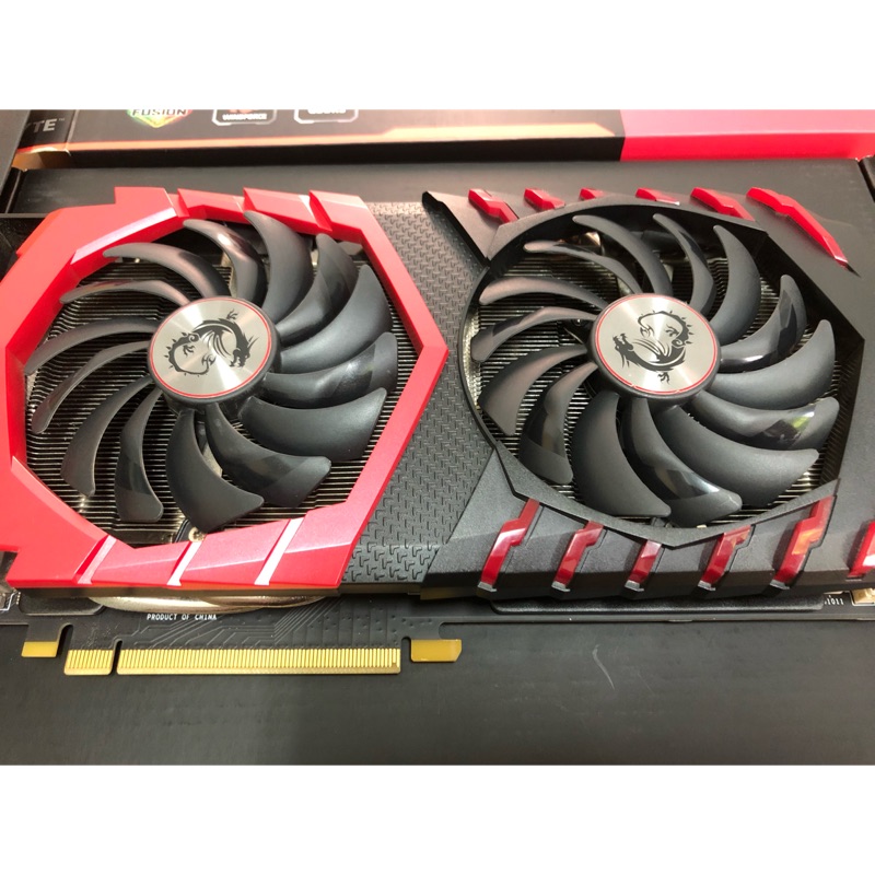 MSI微星GTX 1060 GAMING X 6G 紅龍卡