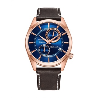 【柏儷鐘錶】Alexandre Christie AC 自動上鍊機械錶套組 藍玫金 3041MALRGBU-SET