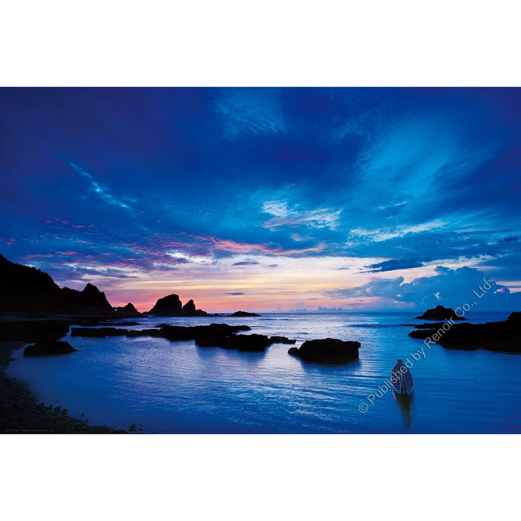 蘭嶼東清灣晨曦夜光拼圖 蝦皮購物