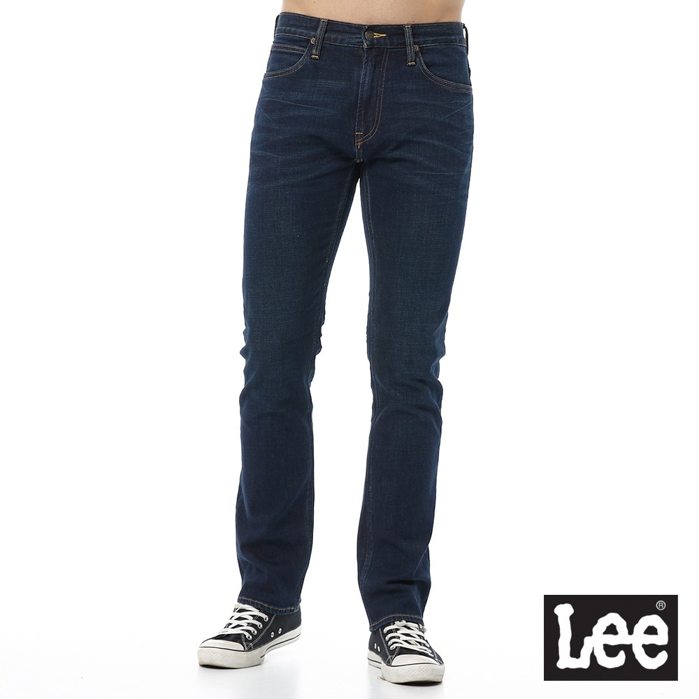 Lee 724 彈性中腰合身直筒牛仔褲 男 深藍 Modern LL1802848XS