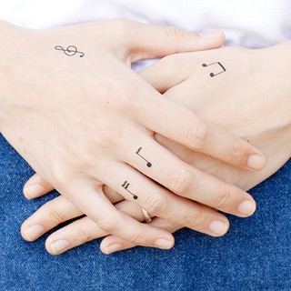 【2件9元】原創防水紋身貼 音符 Musical Note 創意禮品 纹身贴 贴纸 文身 刺青T499