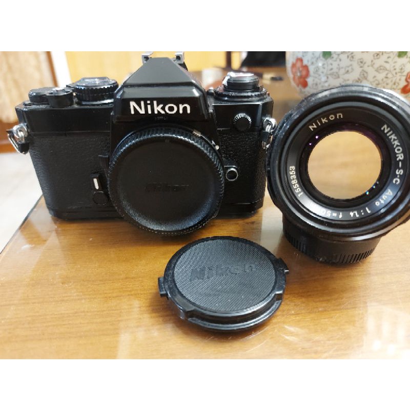 Nikon FE 漂亮黑機＋50mm F1.4 Nikkor-S.C
