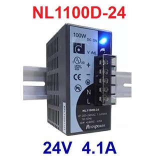 NL1100D-24 100W 24V 4.1A 輸入電壓220VAC REIGNPOWER 導軌型電源供應器~全方位