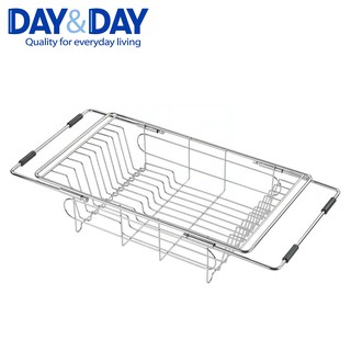《DAY&DAY 日日》可調式水槽碗盤籃 ST3013TL 304不鏽鋼 頂級鍍鉻表面防護處理 臺灣製造【免運費】