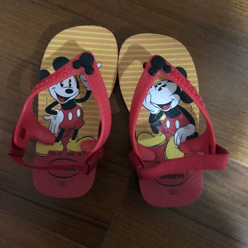 Havaianas 兒童 孩童 男女童 涼鞋 米老鼠 迪士尼