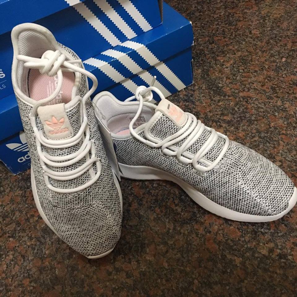 adidas Tubular shadow 小350 鞋 全新 粉標 灰色 正品 我最便宜 現貨不用等 23