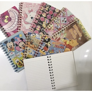 SUN-STAR 日本進口 Disney卡通人物系列攜帶式線圈橫線筆記本9x12.7cm *特價中*特價中*特價中