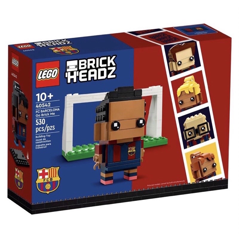 『玩樂一族』樂高 LEGO 40542 BrickHeadz FC Barcelona Go Brick Me 巴塞隆那