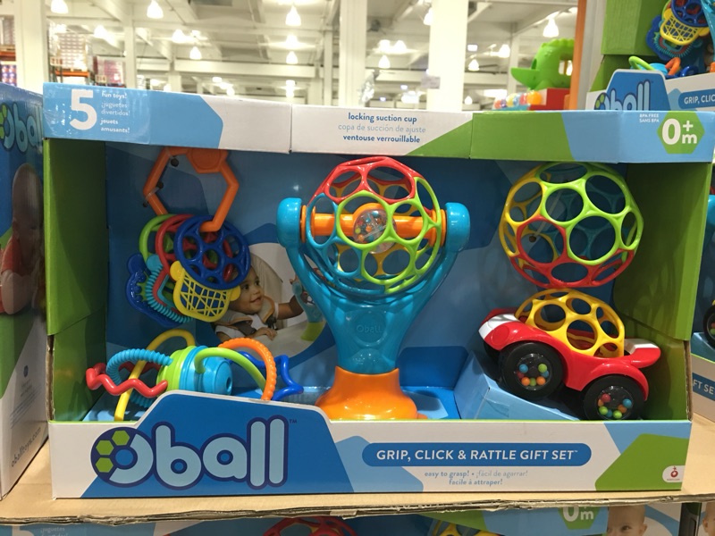 Oball 洞動球玩具五件組禮盒 彌月禮盒 兒童生日禮盒 蝦皮購物