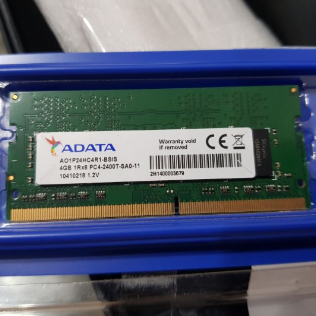 ADATA 威剛 DDR4 2400 4GB 4G PC4-2400T 筆記型電腦 筆電 記憶體