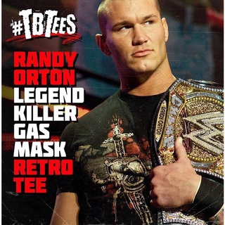 [美國瘋潮]正版WWE Randy Orton Legend Killer Gas Mask Retro RKO復刻衣服
