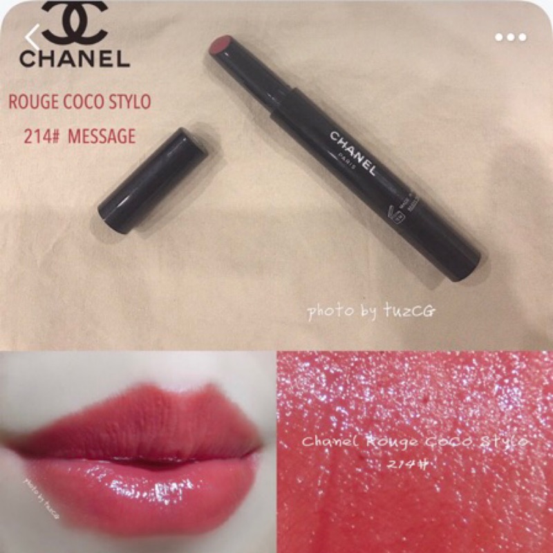 chanel rouge coco stylo 214