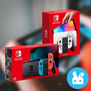 【Nintendo 任天堂】臺灣現貨 Switch OLED 遊戲主機 全新公司貨 電力加強版 紅藍