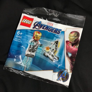 【具所】全新 樂高 LEGO 30452 鋼鐵人 復仇者聯盟4 iron man and dum-e poly bag