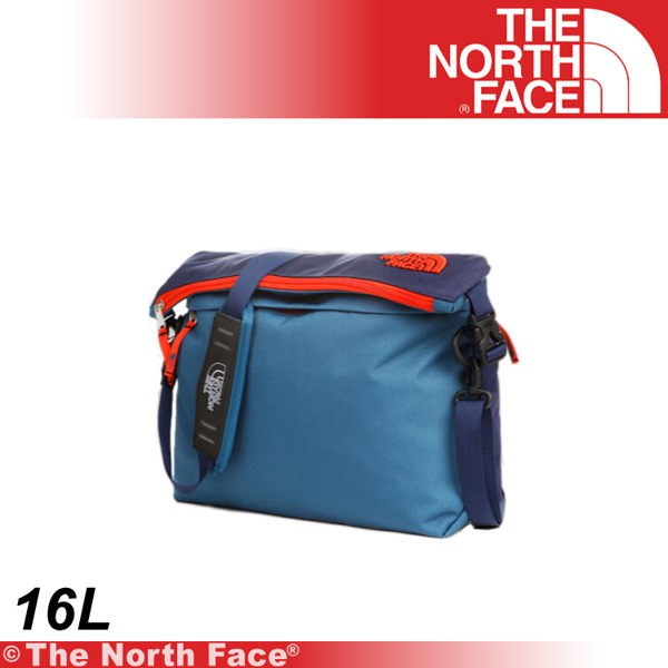 【The North Face 16L校園郵差包《宇宙藍/火紅》】A1L8-K8U/斜背包/旅行包/戶外/休閒/悠遊山水