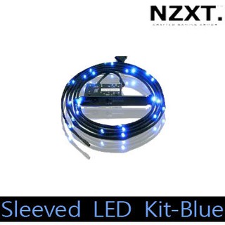 小白的生活工場*NZXT Sleeved LED Kit-Blue 機殼用LED燈條 (藍) 200CM/24 LEDs