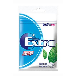 【甜心兒小舖】Extra潔淨無糖口香糖-薄荷口味（28g)